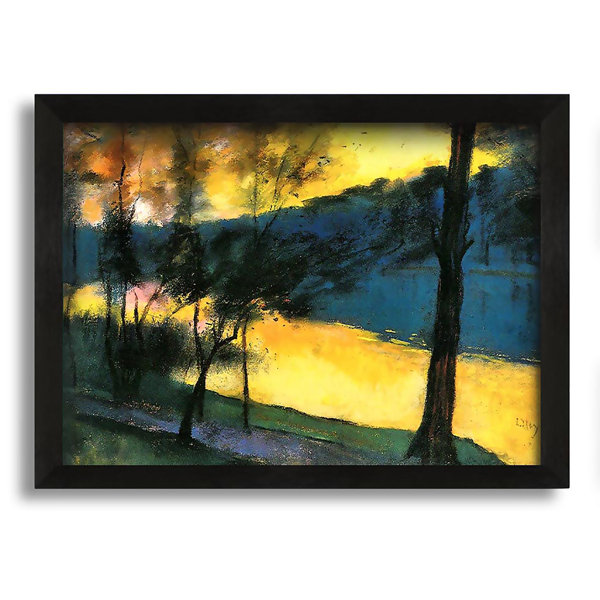 Brayden Studio Lesser Ury Landscape Picture Frame Painting on Canvas
